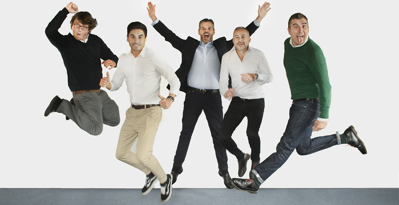 Beñat del Coso, Ruben Marques, Fernando Encinar, Vincenzo de Tommaso y Francisco Iñareta Beñat del Coso, Ruben Marques, Fernando Encinar, Vincenzo de Tommaso y Francisco Iñareta