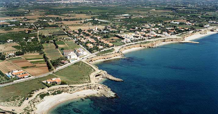 Playa Cala de La Foradada, Vinaròs, Castellón / Fuente: mapama.gob.es