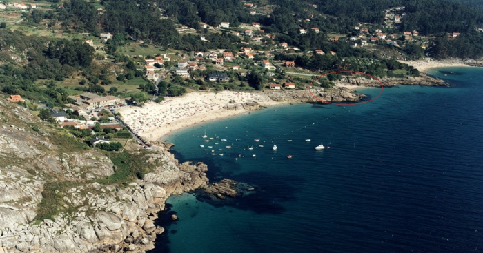 Playa Sartaxéns, Cangas, Pontevedra / Fuente: mapama.gob.es