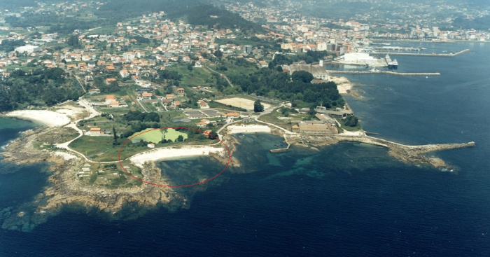 Playa Do Medio, Cangas, Pontevedra / Fuente: mapama.gob.es