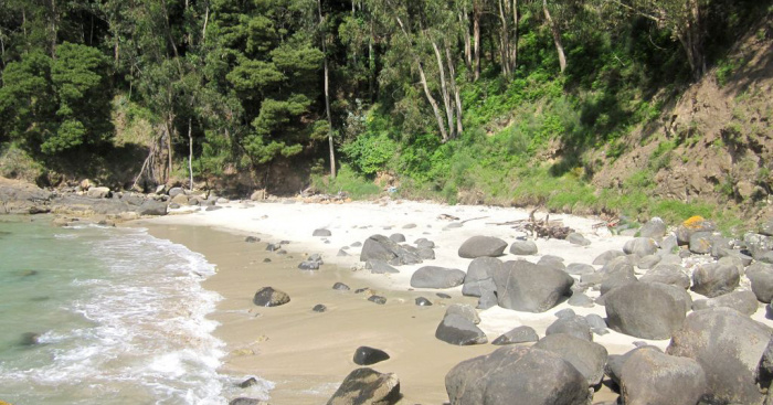 Playa Ribeiriña pequena, Moaña, Pontevedra / Fuente: mapama.gob.es
