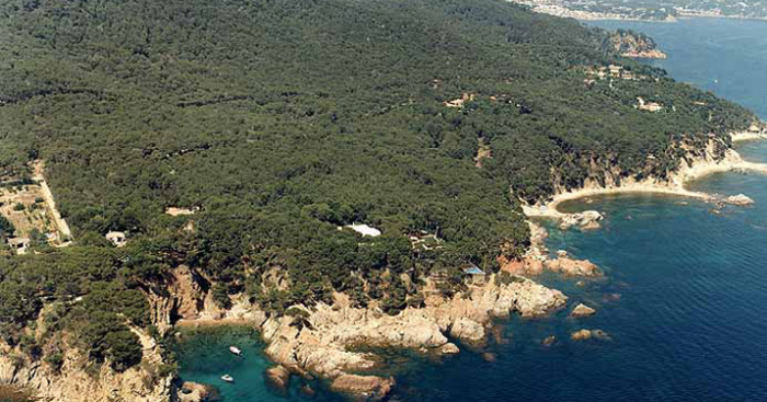 Playa Cala Estreta, Palamós, Girona / Fuente: mapama.gob.es
