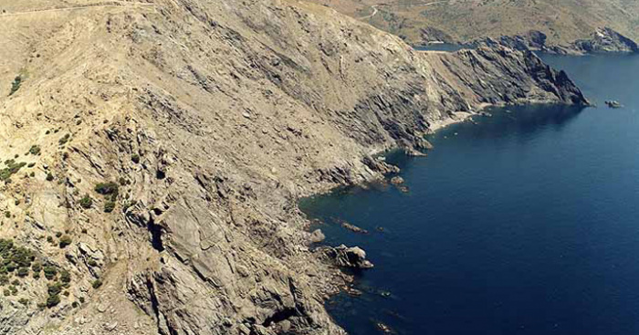 Playa Claper, Portbou, Girona / Fuente: mapama.gob.es