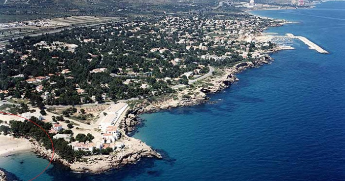 Playa Cala Calafató, L'Ametlla de Mar, Tarragona / Fuente: mapama.gob.es