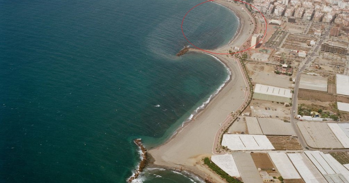 Playa San Nicolás, Adra, Almería / Fuente: mapama.gob.es