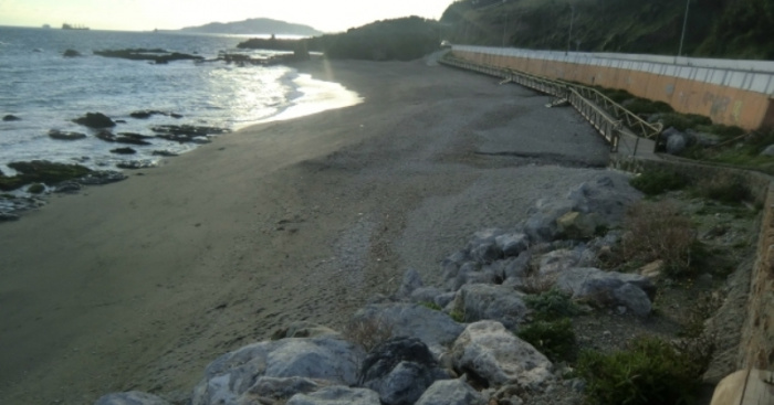 Playa Punta Blanca, Ceuta / Fuente: mapama.gob.es