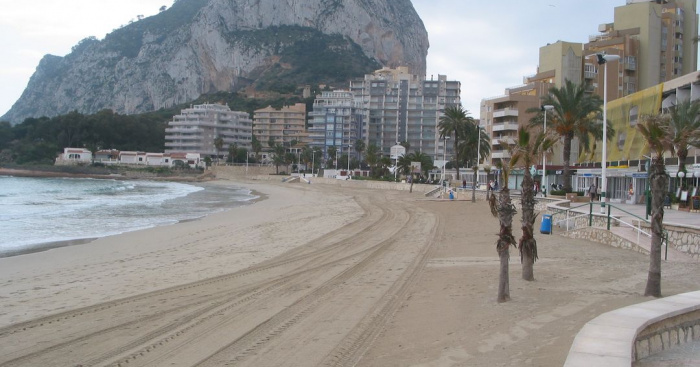Playa Playa de La Fossa, Calp, Alicante / Fuente: mapama.gob.es
