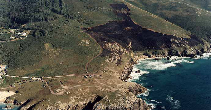 Playa Lumebo, Ferrol, A Coruña / Fuente: mapama.gob.es