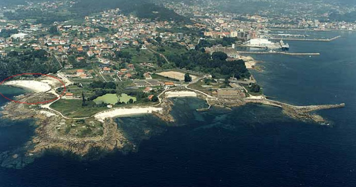 Playa Areamilla, Cangas, Pontevedra / Fuente: mapama.gob.es