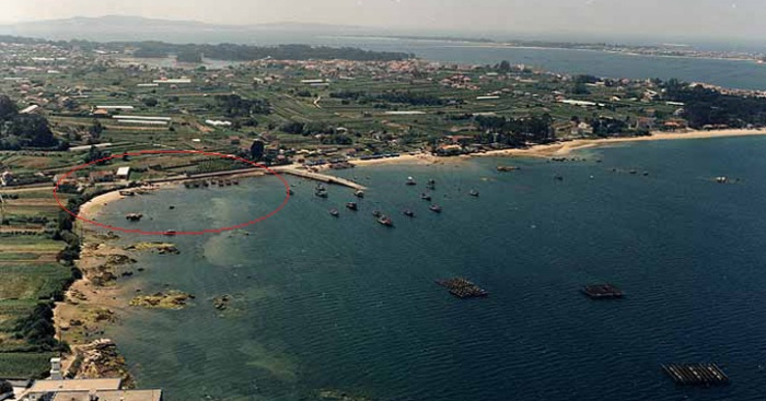 Playa Catro Cordas, Vilanova de Arousa, Pontevedra / Fuente: mapama.gob.es
