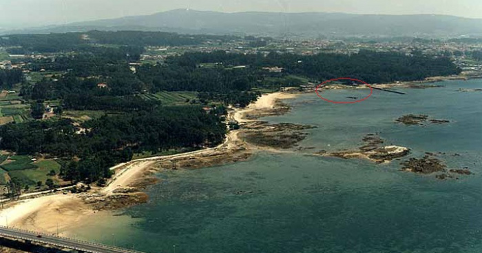Playa As Patiñas, Vilanova de Arousa, Pontevedra / Fuente: mapama.gob.es