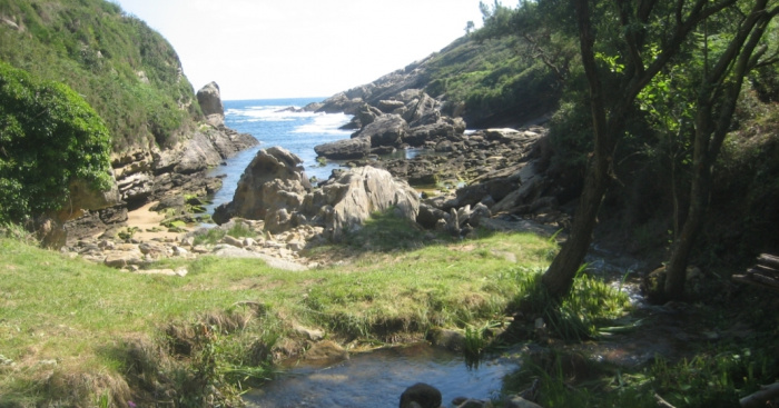 Playa Artzuportu, Hondarribia, Guipúzcoa / Fuente: mapama.gob.es