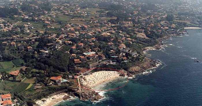 Playa Muíños de Fortiñón, Vigo, Pontevedra / Fuente: mapama.gob.es