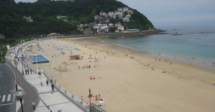 Playa Ondarreta, Donostia/San Sebastián, Guipúzcoa / Fuente: mapama.gob.es