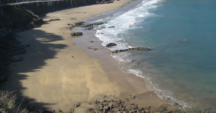 Playa Lapari, Deba, Guipúzcoa / Fuente: mapama.gob.es