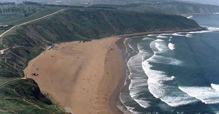 Playa Barinatxe , Getxo, Vizcaya / Fuente: mapama.gob.es