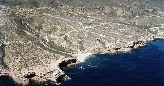 Playa Barranco Ancho, Mazarrón, Murcia / Fuente: mapama.gob.es