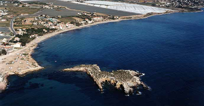 Playa Isla Plana, Cartagena, Murcia / Fuente: mapama.gob.es