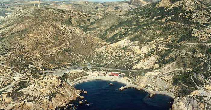 Playa Cala Cortina, Cartagena, Murcia / Fuente: mapama.gob.es