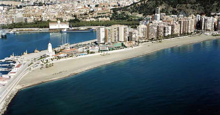 Playa La Malagueta, Málaga / Fuente: mapama.gob.es