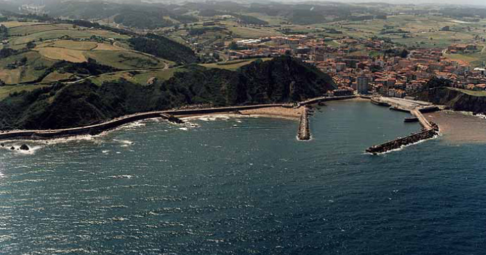 Playa Candás, Carreño, Asturias / Fuente: mapama.gob.es