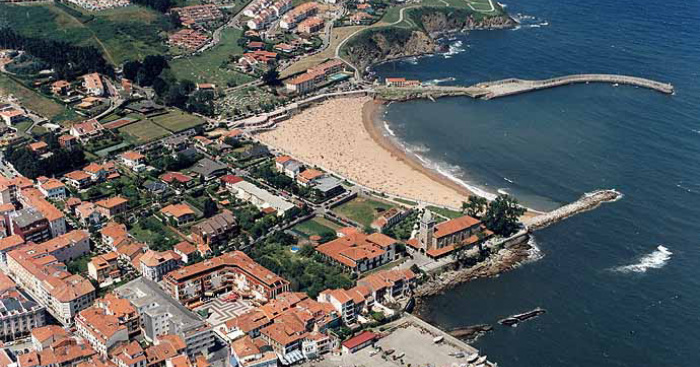 Playa Luanco, Gozón, Asturias / Fuente: mapama.gob.es