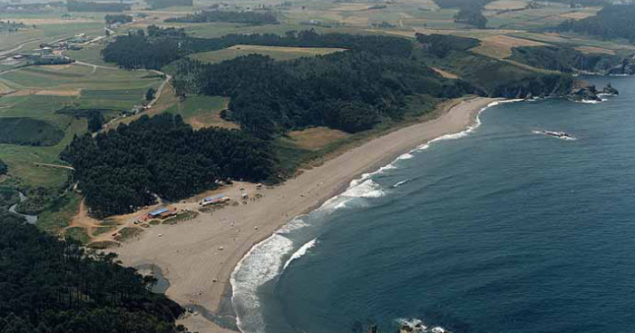 Playa Frejulfe, Navia, Asturias / Fuente: mapama.gob.es