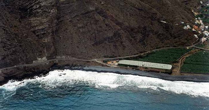 Playa Hermigua, Hermigua, La Gomera / Fuente: mapama.gob.es