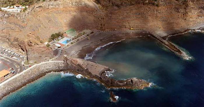 Playa La Cueva, San Sebastián de la Gomera, La Gomera / Fuente: mapama.gob.es