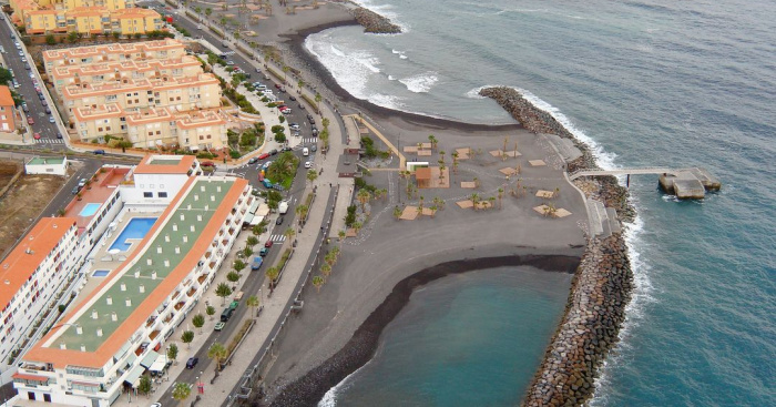Playa Punta Larga, Candelaria, Tenerife / Fuente: mapama.gob.es