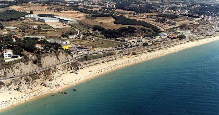 Playa La Picordia, Arenys de Mar, Barcelona / Fuente: mapama.gob.es