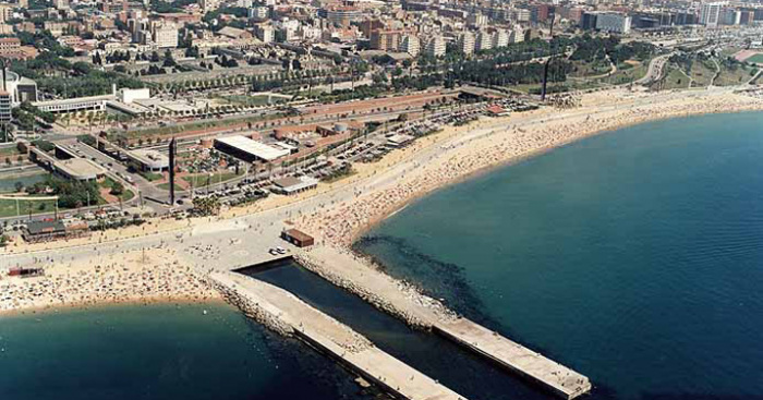 Playa El Bogatell, Barcelona / Fuente: mapama.gob.es