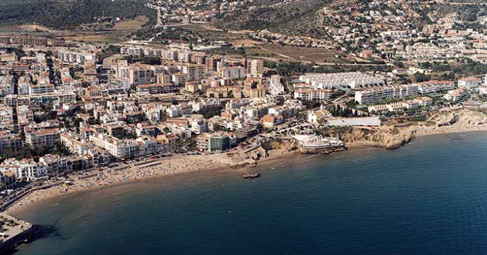 Playa Sant Sebastià, Sitges, Barcelona / Fuente: mapama.gob.es