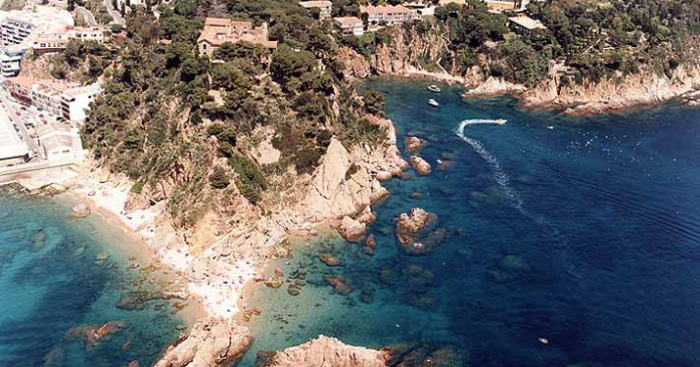 Playa Els Capellans, Blanes, Girona / Fuente: mapama.gob.es