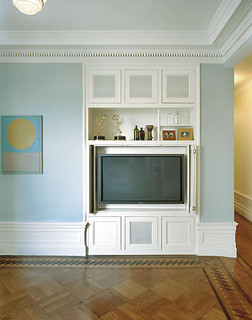 Ideas de decoración para esconder la televisión del salón (fotos