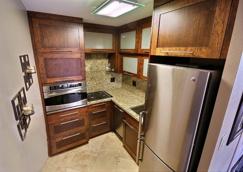 Ideas de decoración para cocinas pequeñas (fotos) — idealista/news Muebles para cocinas para espacios pequeños