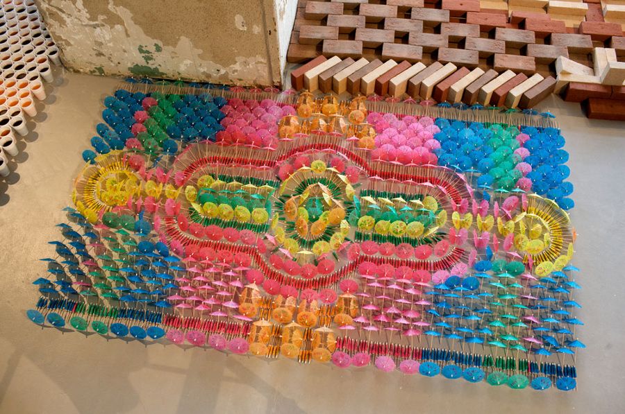 Ideas de decoración: alfombras mágicas hechas con materiales reciclados