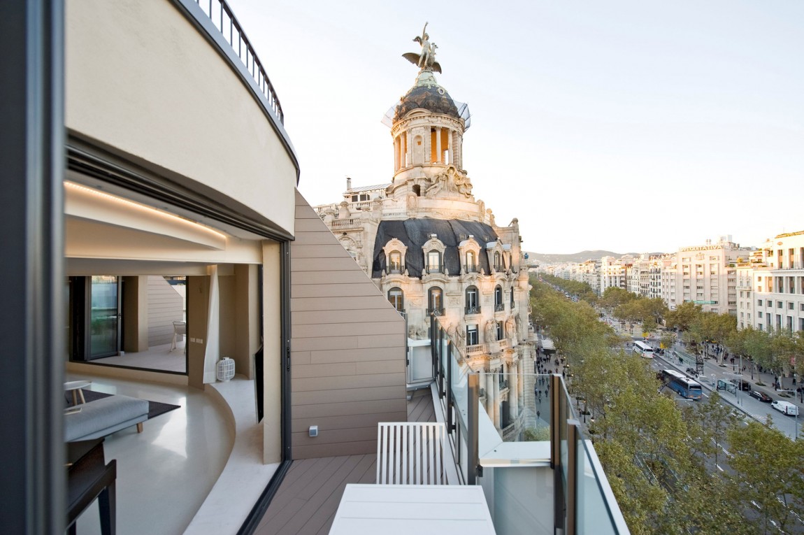 Casas de ensueño un ático de vértigo con vistas al paseo de Gracia de