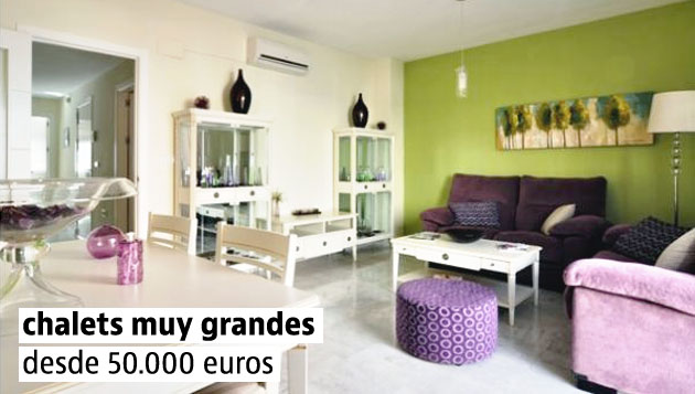 Chalets grandes y nuevos superbaratos en Andalucía