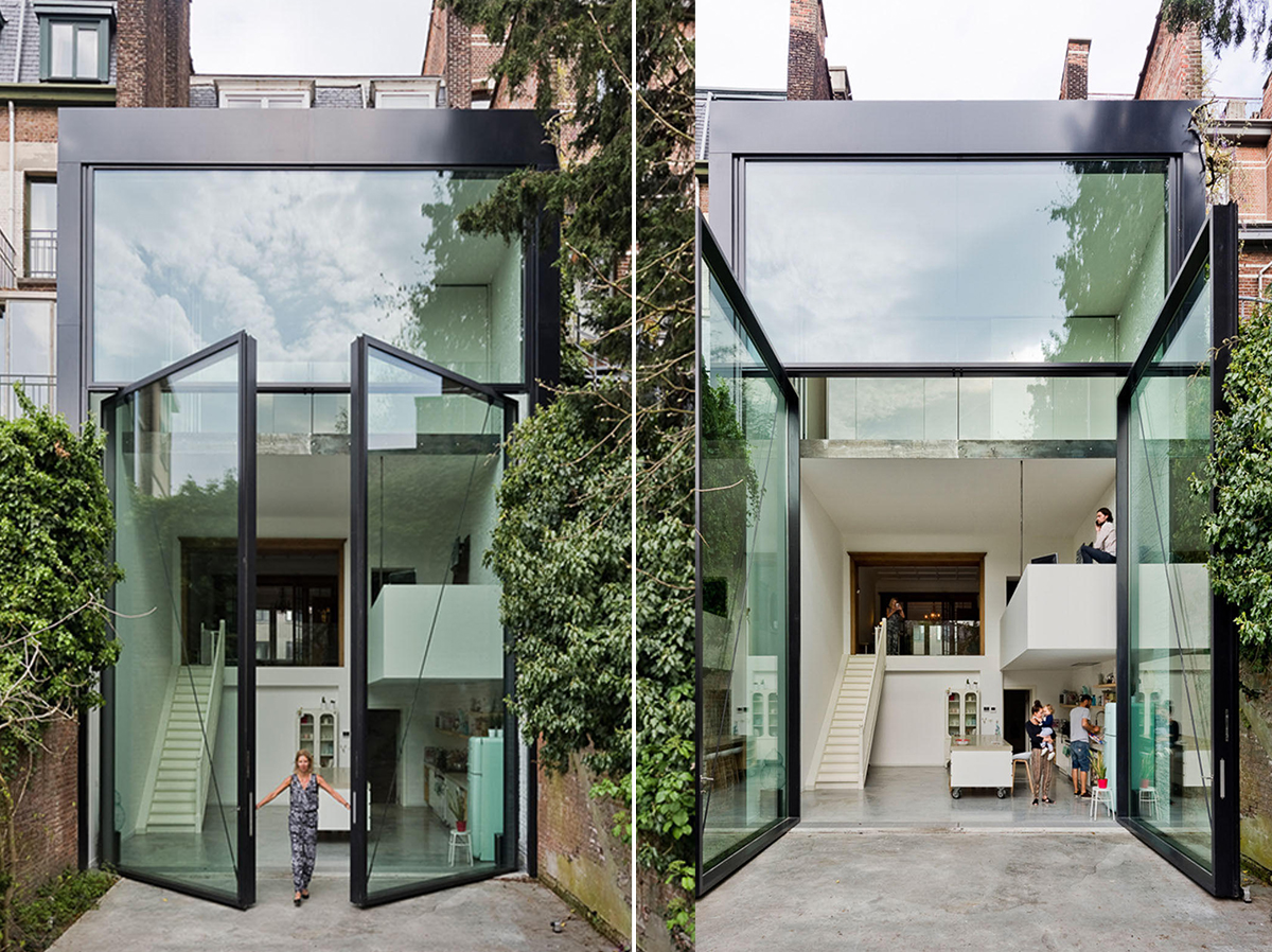 La casa con puertas de cristal más grandes del mundo: 6 metros de alto