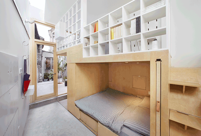 La casa mejor aprovechada del mundo: mide solo 40 m2 pero caben