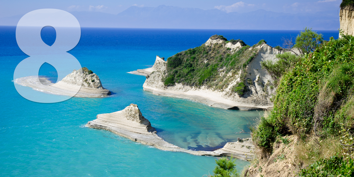 Corfú, Grecia: 91.2 libras, 104,2 euros