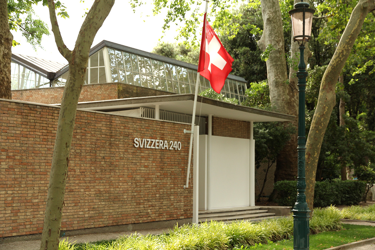 Juego de dimensiones así es el pabellón de Suiza en la Bienal de