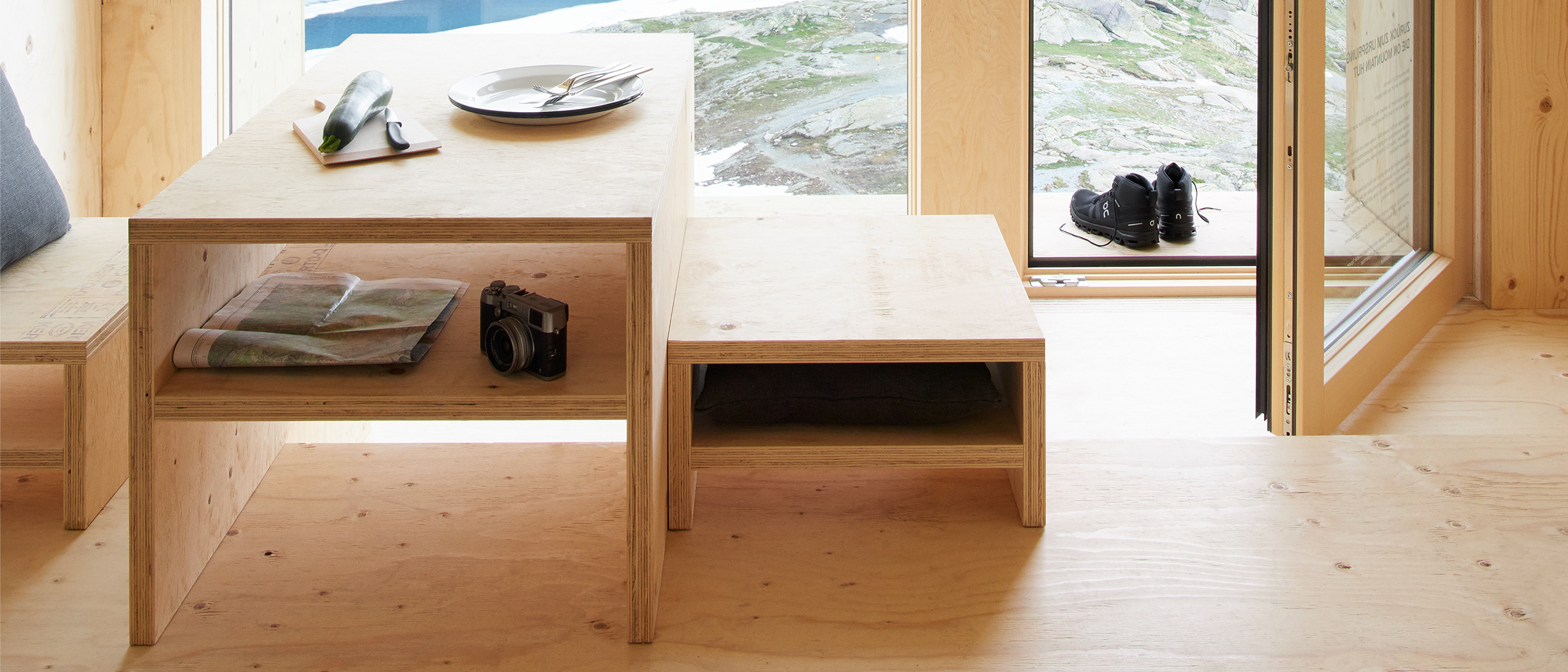 La cabaña ecológica y reflectante que sirve como refugio a los