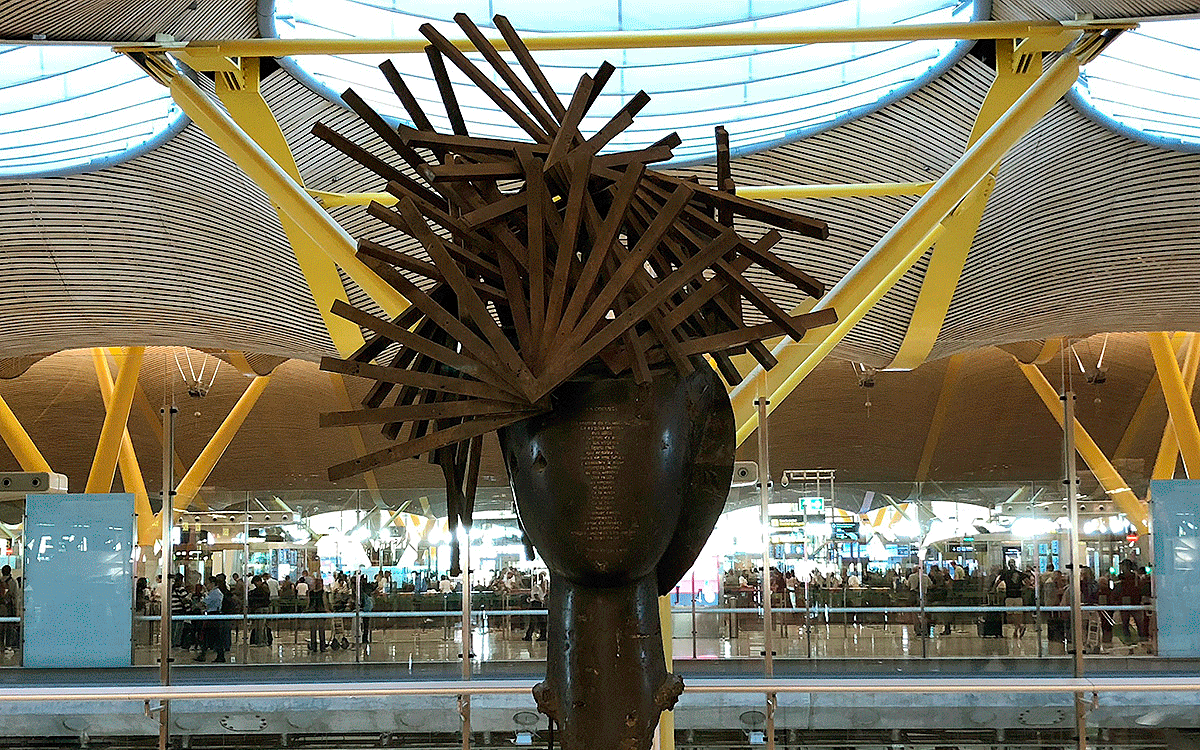 Three ladies of Barajas, 2004. Manuel Valdés Blasco (Valencia 1942) 209_three_ladies_of_barajas