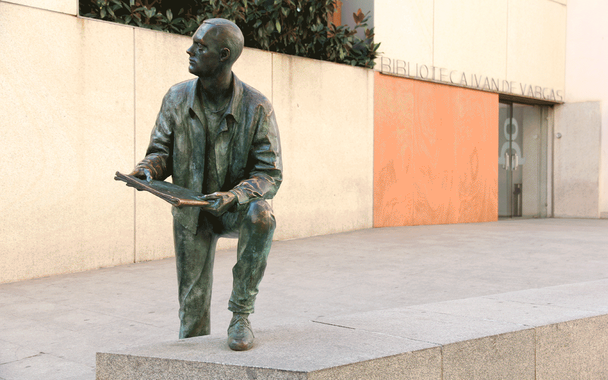 Lector de la calle San Justo, 1998. Félix Hernando García (Colmenar Viejo, 1958) Lector de la calle San Justo, 1998. Félix Hernando García (Colmenar Viejo, 1958)