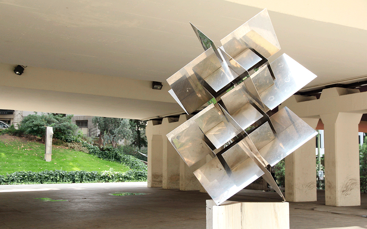 Estructura permutacional, 1972. Francisco Sobrino (Guadalajara 1932 – Bretaña, Francia 2014 ) Estructura permutacional, 1972. Francisco Sobrino (Guadalajara 1932 – Bretaña, Francia 2014 )