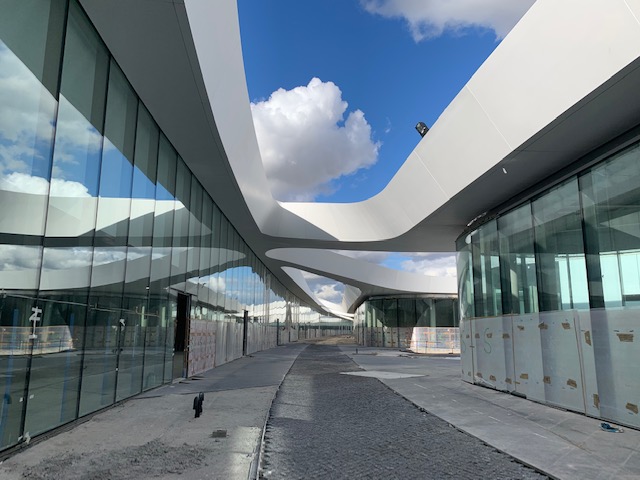 Image of the works at present / Open Sky