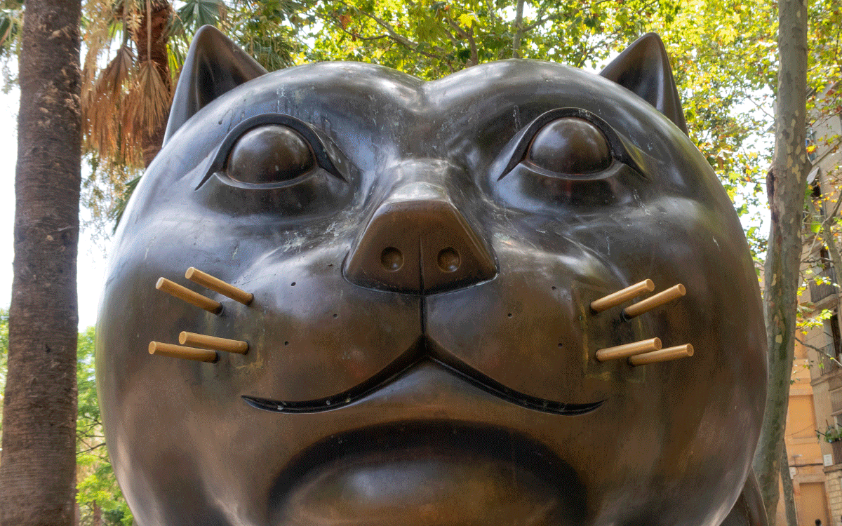 Gato, 1987. Fernando Botero (Colombia, 1932)