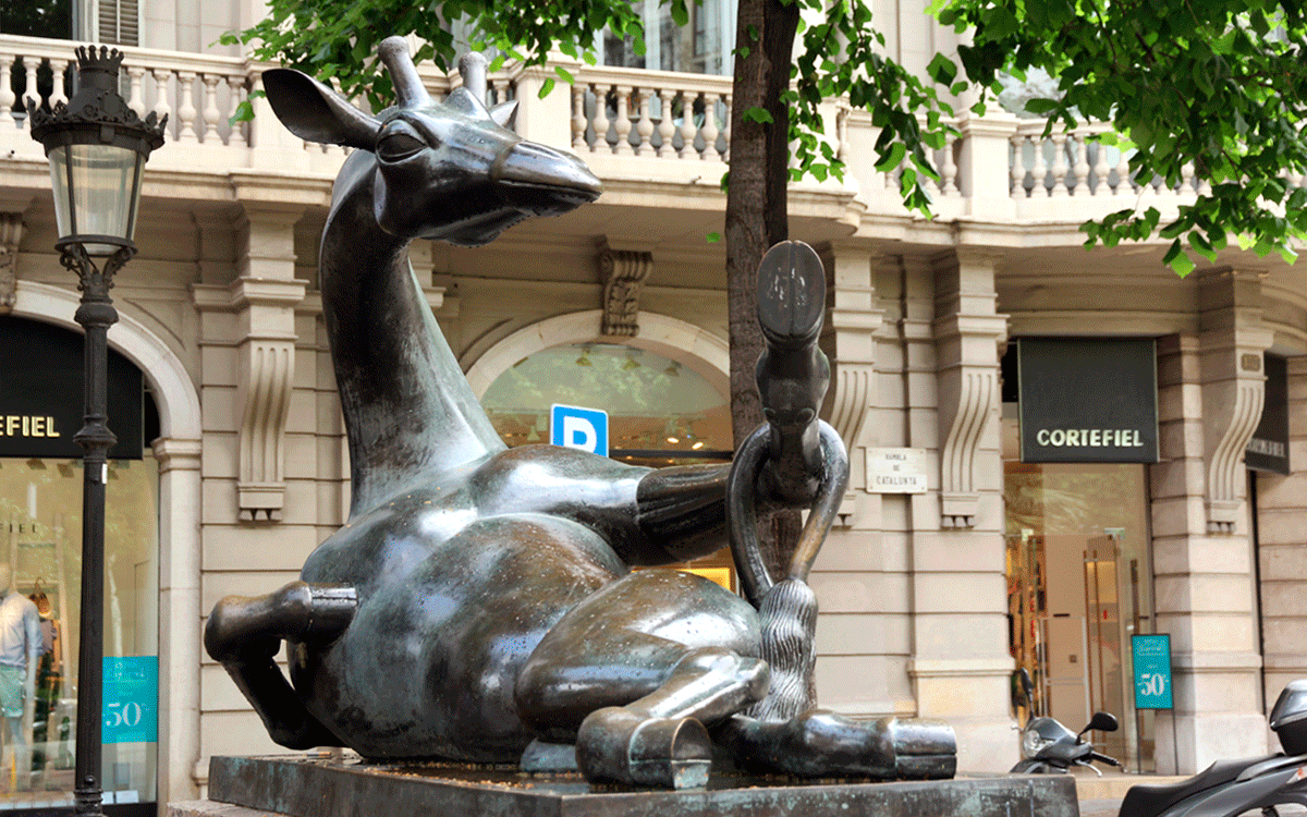 La jirafa coqueta, 1972. Josep Granyer i Giralt (Barcelona 1899 – 1983)